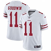 Nike Men & Women & Youth 49ers 11 Marquise Goodwin White NFL Vapor Untouchable Limited Jersey,baseball caps,new era cap wholesale,wholesale hats